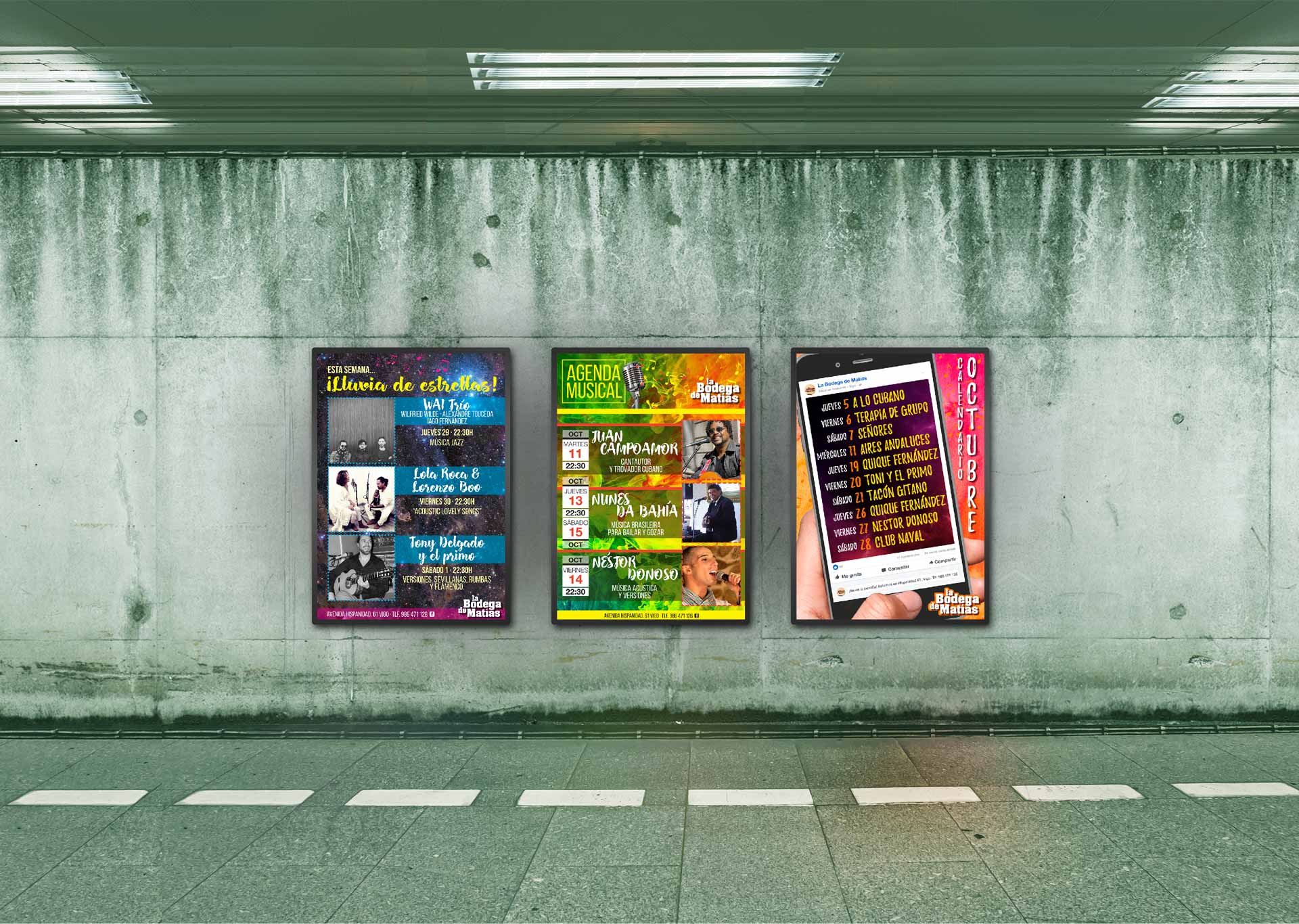 Bodega de Matías Cartelería Creaemos Estudio de Diseño Ana Collazo