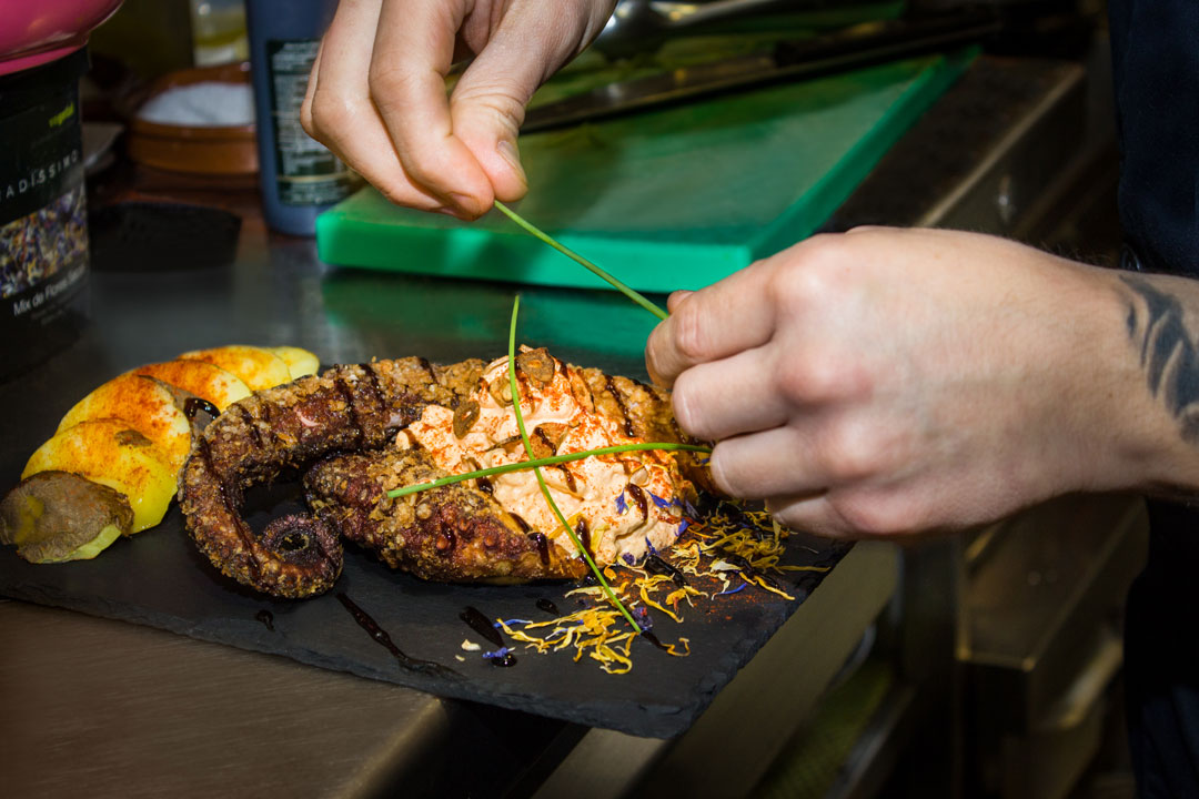 Fotografía de producto El 9’99 Polbo Bar Creaemos Estudio de Diseño Ana Collazo